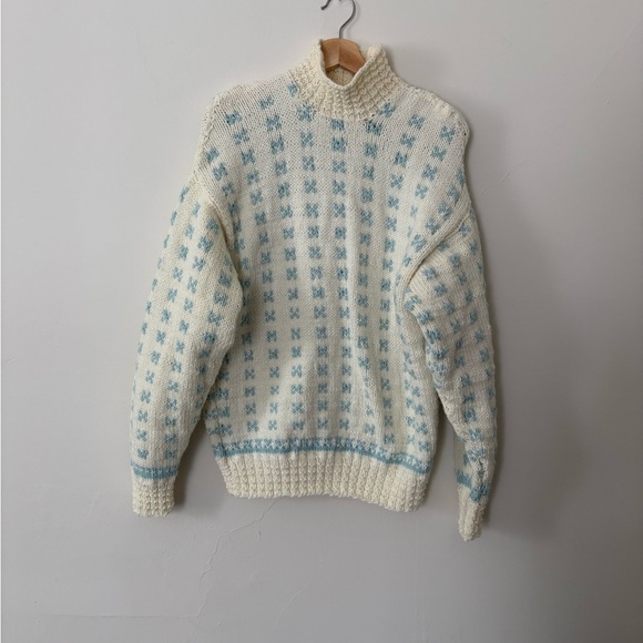 Vintage Sweaters - Vintage Handknit Chunky Knit Sweater